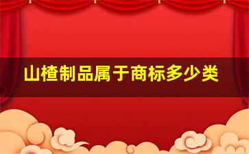 山楂制品属于商标多少类