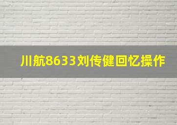 川航8633刘传健回忆操作