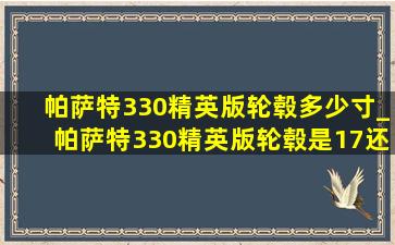 帕萨特330精英版轮毂多少寸_帕萨特330精英版轮毂是17还是18的