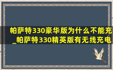 帕萨特330豪华版为什么不能充_帕萨特330精英版有无线充电吗