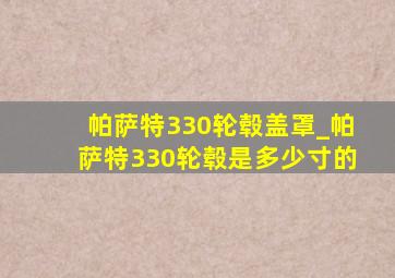 帕萨特330轮毂盖罩_帕萨特330轮毂是多少寸的