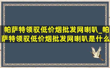 帕萨特领驭(低价烟批发网)喇叭_帕萨特领驭(低价烟批发网)喇叭是什么品牌