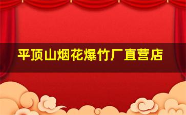 平顶山烟花爆竹厂直营店