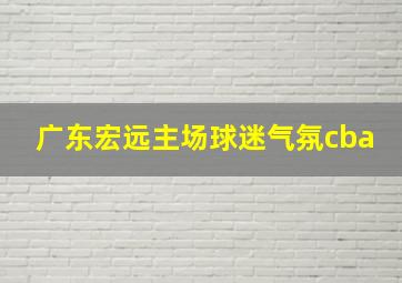 广东宏远主场球迷气氛cba