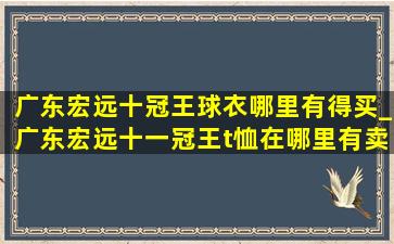 广东宏远十冠王球衣哪里有得买_广东宏远十一冠王t恤在哪里有卖