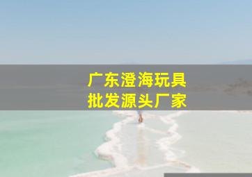 广东澄海玩具批发源头厂家