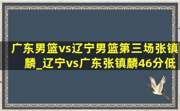 广东男篮vs辽宁男篮第三场张镇麟_辽宁vs广东张镇麟46分(低价烟批发网)回放