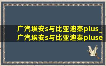 广汽埃安s与比亚迪秦plus_广汽埃安s与比亚迪秦plusev