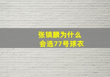 张镇麟为什么会选77号球衣