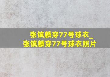 张镇麟穿77号球衣_张镇麟穿77号球衣照片