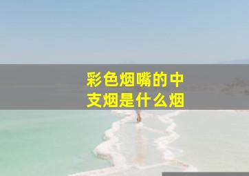 彩色烟嘴的中支烟是什么烟