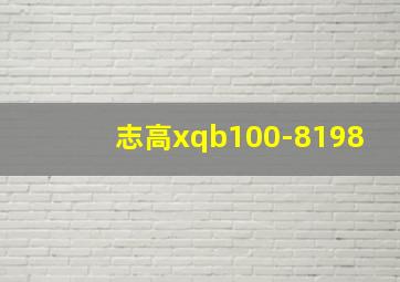 志高xqb100-8198