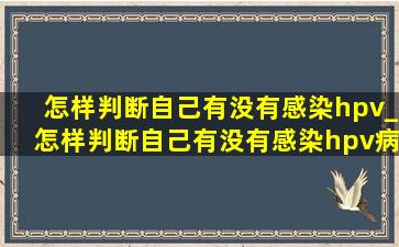 怎样判断自己有没有感染hpv_怎样判断自己有没有感染hpv病毒