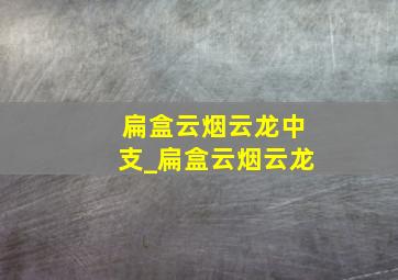 扁盒云烟云龙中支_扁盒云烟云龙