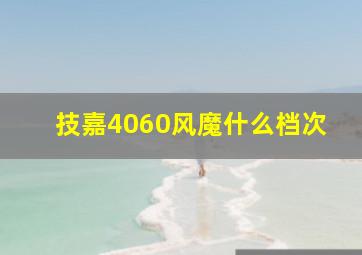 技嘉4060风魔什么档次