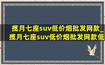 揽月七座suv(低价烟批发网)款_揽月七座suv(低价烟批发网)款(低价烟批发网)价