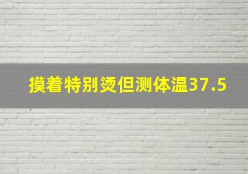 摸着特别烫但测体温37.5