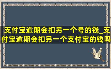 支付宝逾期会扣另一个号的钱_支付宝逾期会扣另一个支付宝的钱吗