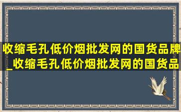 收缩毛孔(低价烟批发网)的国货品牌_收缩毛孔(低价烟批发网)的国货品牌精华