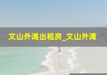 文山外滩出租房_文山外滩