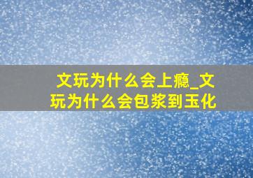 文玩为什么会上瘾_文玩为什么会包浆到玉化