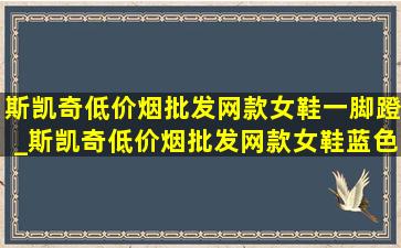 斯凯奇(低价烟批发网)款女鞋一脚蹬_斯凯奇(低价烟批发网)款女鞋蓝色