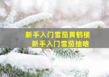 新手入门雪茄黄鹤楼_新手入门雪茄抽啥