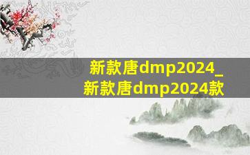 新款唐dmp2024_新款唐dmp2024款