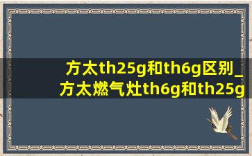 方太th25g和th6g区别_方太燃气灶th6g和th25g的区别