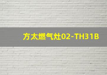 方太燃气灶02-TH31B