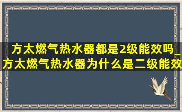 方太燃气热水器都是2级能效吗_方太燃气热水器为什么是二级能效