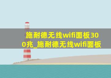 施耐德无线wifi面板300兆_施耐德无线wifi面板