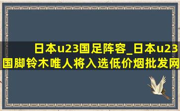 日本u23国足阵容_日本u23国脚铃木唯人将入选(低价烟批发网)队