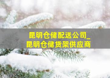 昆明仓储配送公司_昆明仓储货架供应商