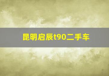 昆明启辰t90二手车