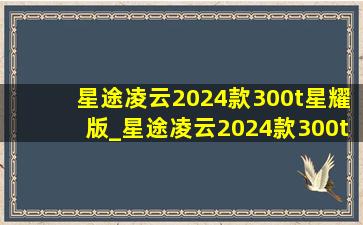 星途凌云2024款300t星耀版_星途凌云2024款300t星耀版落地价