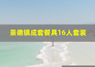 景德镇成套餐具16人套装