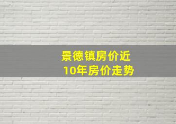 景德镇房价近10年房价走势