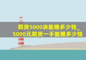 期货5000块能赚多少钱_5000元期货一手能赚多少钱