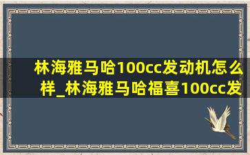 林海雅马哈100cc发动机怎么样_林海雅马哈福喜100cc发动机怎么样