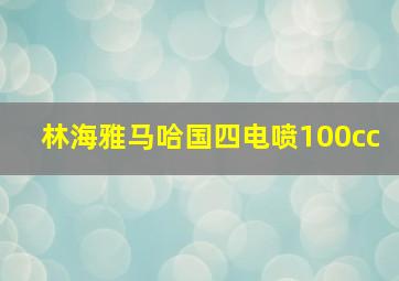 林海雅马哈国四电喷100cc