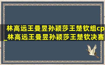 林高远王曼昱孙颖莎王楚钦组cp_林高远王曼昱孙颖莎王楚钦决赛