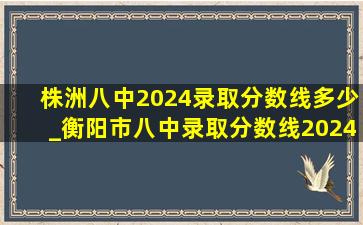 株洲八中2024录取分数线多少_衡阳市八中录取分数线2024