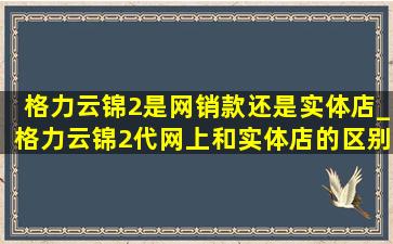 格力云锦2是网销款还是实体店_格力云锦2代网上和实体店的区别