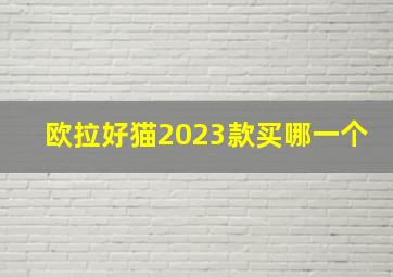 欧拉好猫2023款买哪一个