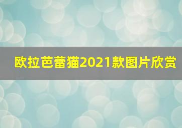 欧拉芭蕾猫2021款图片欣赏