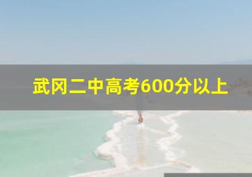 武冈二中高考600分以上