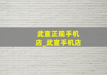 武宣正规手机店_武宣手机店