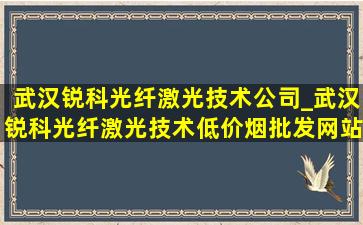 武汉锐科光纤激光技术公司_武汉锐科光纤激光技术(低价烟批发网站)招聘