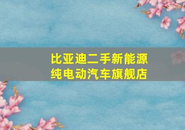 比亚迪二手新能源纯电动汽车旗舰店